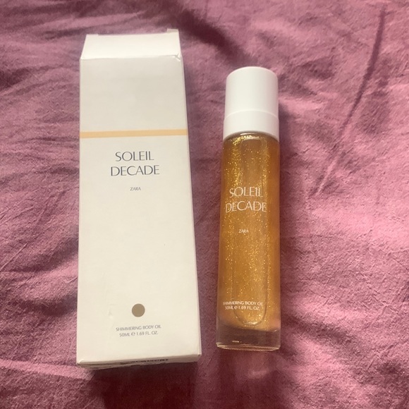 Zara | Bath & Body | Zara Gold Shimmering Body Oil Soleil Decade | Poshmark